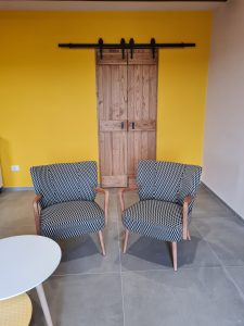 Woonkamer vakantiehuis Umbrie