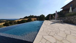 pool terras with view on montegabbione